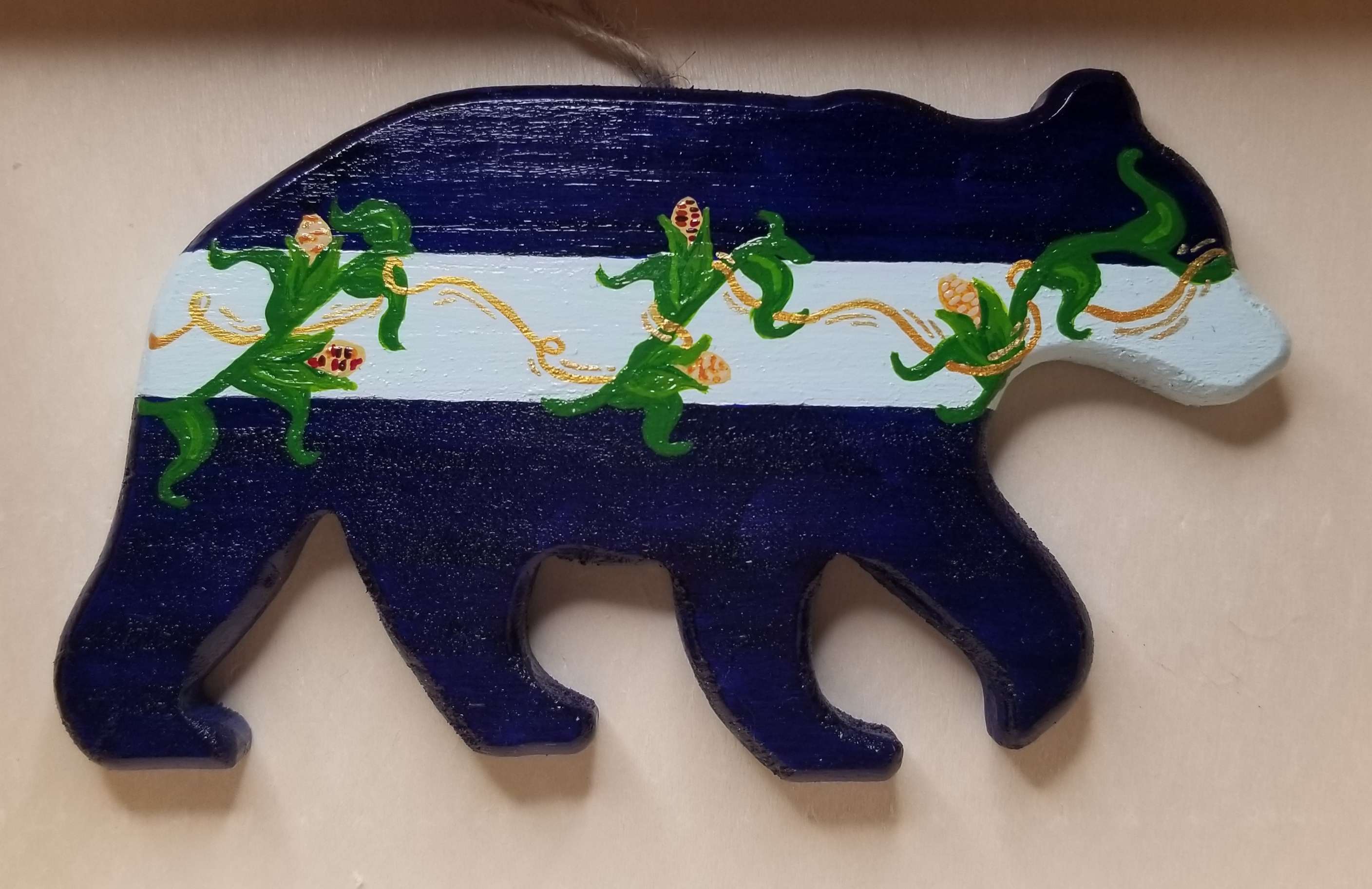 Corn Bear Wall Hanger